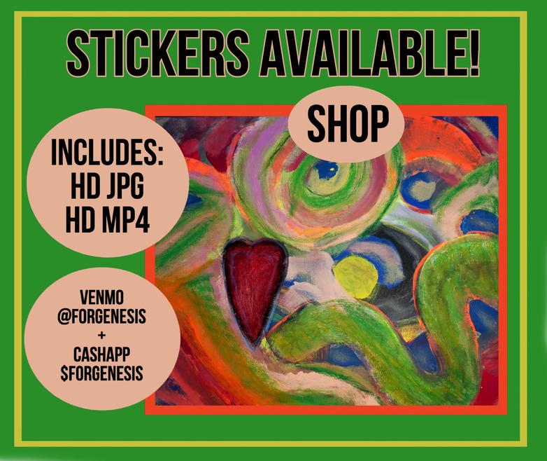 Snakes & Their Softness Stickers Available