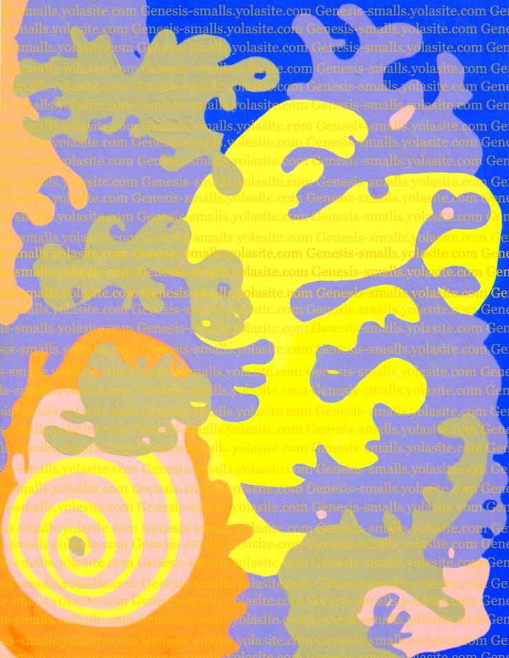 Victory In An Orange Blossom In A Cosmic Swirl
