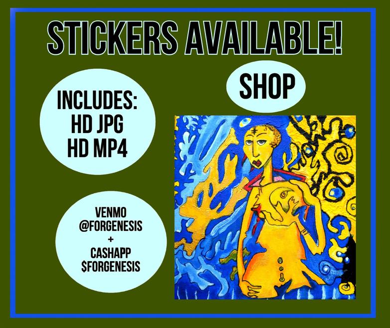 Yellow Woman Stickers Available!